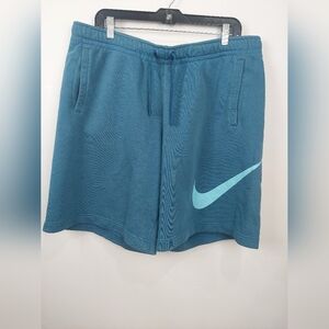 Nike Men's Teal Blue Athletic Shorts, Size XL